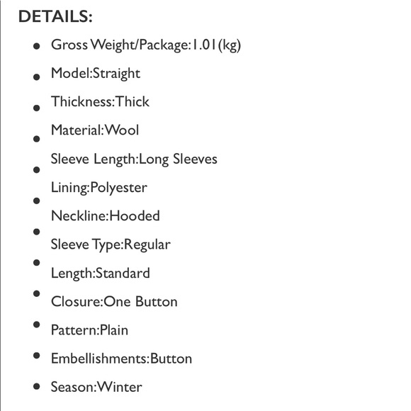 Hooded Big Faux Fur Lapel With Horn Button Women’s Cape Coat - Picture 15 of 17